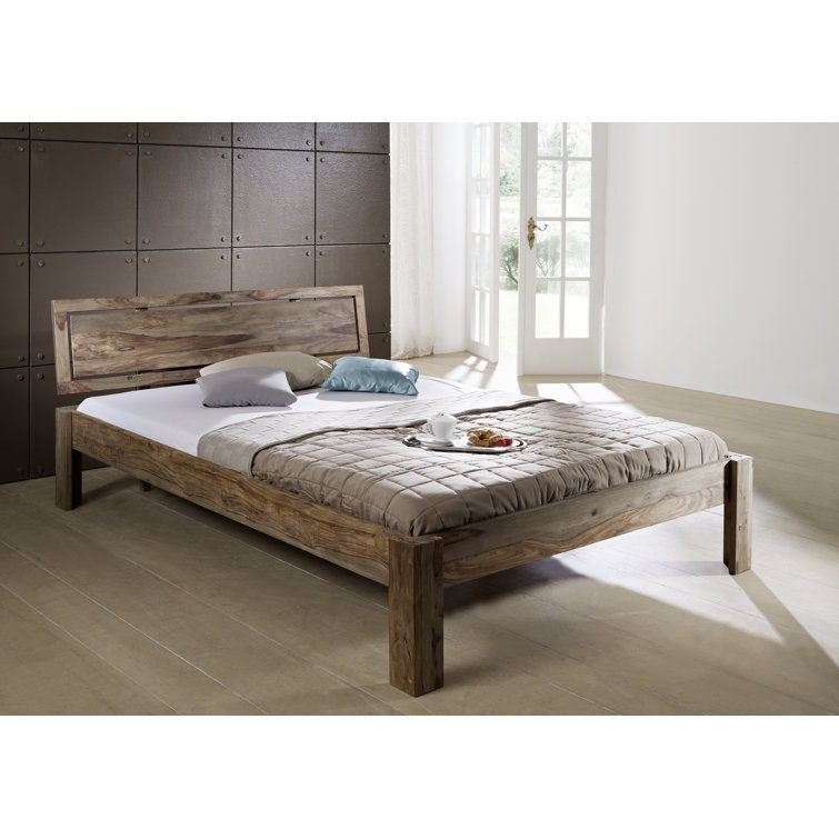 Massivmoebel24 Nature Bed Frame Wayfair.co.uk